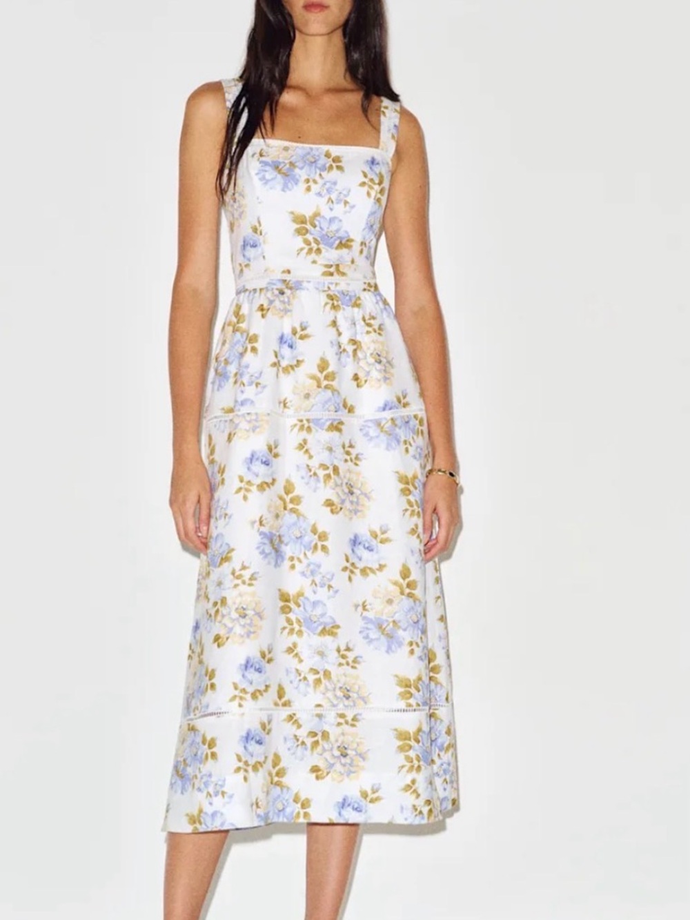 Reformation Everett Linen Dress Romantic - NWT